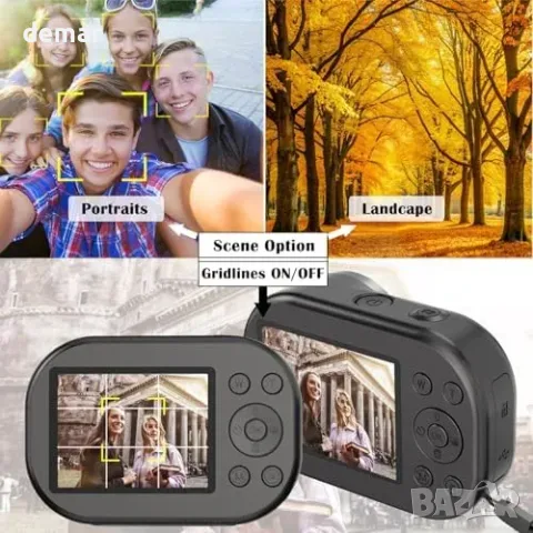 Компактен цифров фотоапарат YDI 48 MP, 4K, автофокус и 16x увеличение, снимка 7 - Фотоапарати - 55945941