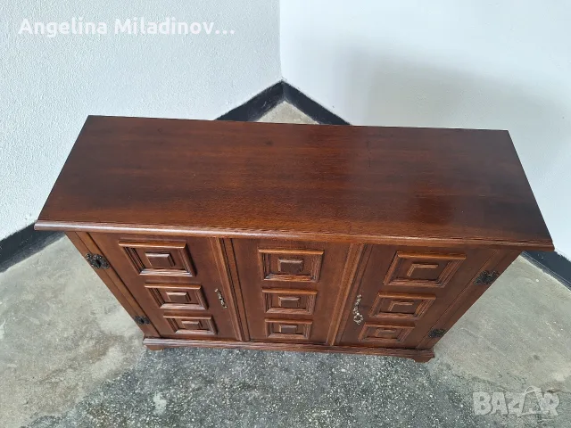 Комод, скрин, бюфет, шкаф орех, снимка 7 - Шкафове - 56273351