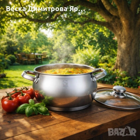 SwissGold Emmie Тенджера с капак , SG-19033, снимка 3 - Съдове за готвене - 53057266