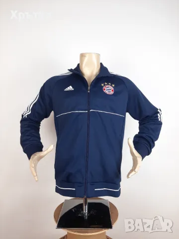 Adidas Bayern Munich - Оригинално мъжко горнище размер L, снимка 4 - Спортни дрехи, екипи - 48777769