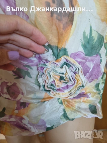 Копринена рокля Capasca, размер 36 (S), снимка 3 - Рокли - 53190129