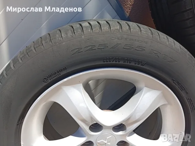 Оригинални джанти с гуми за Mitshubishi Garandis, снимка 4 - Гуми и джанти - 55985069