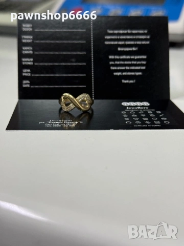 Златен пръстен 14К - 1,85 грама, снимка 9 - Пръстени - 54291451