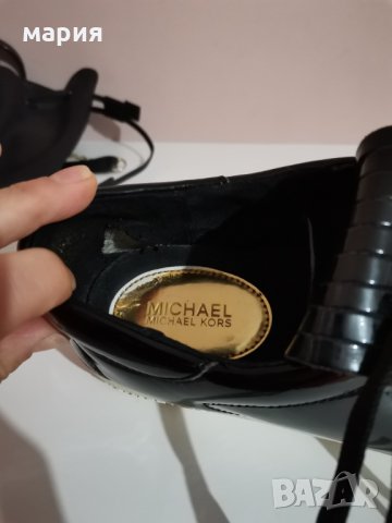 Оригинални кецове с ресни Michael kors, снимка 2 - Кецове - 34903206