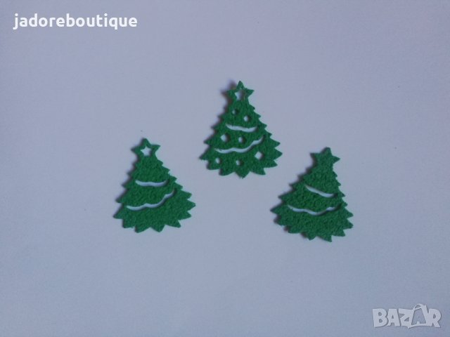 Елемент от гумена хартия EVA елха 2 / 3 бр скрапбук декорация , снимка 1