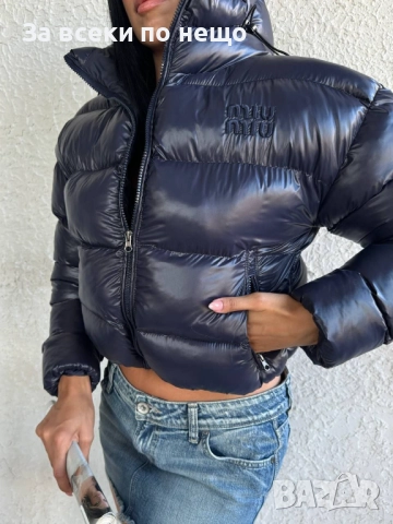 Black Weekend💯✅🖤Miu Miu Дамско Зимно Яке - 2 Цвята Код A1223, снимка 2 - Якета - 52676179