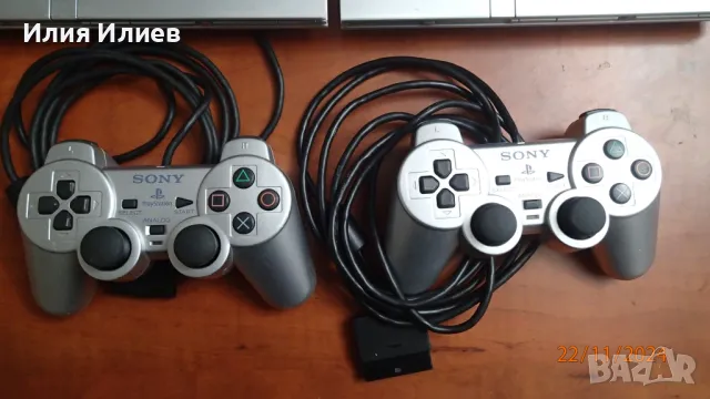 Sony PlayStation 2 Slim Silver Edition - 2 броя + 3 игри подарък, снимка 2 - PlayStation конзоли - 48070503