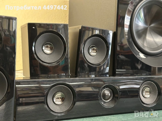 Комплект 5.1 тонколони LG + Безжичен модул за задни колони (LG W3-2), снимка 4 - Аудиосистеми - 54169211