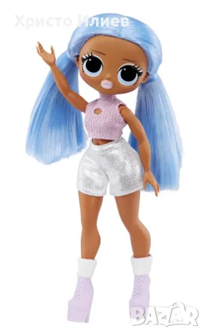 Кукла L.O.L Surprise! O.M.G. - Snowlicious с лилава коса и четка LOL , снимка 3 - Кукли - 48113092