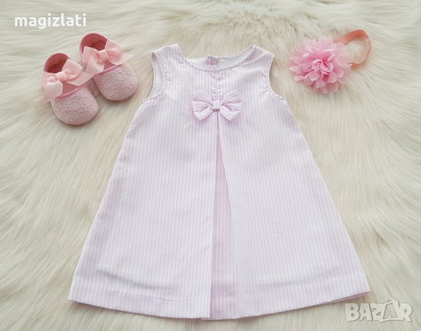 Нова детска рокля John Lewis буйки и аксесоар за коса  6-9 месеца , снимка 8 - Бебешки рокли - 33721441