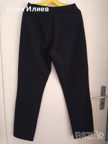 Дамски черен панталон, размер XL, снимка 2 - Панталони - 38352743