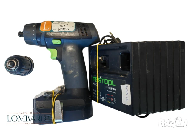 Винтоверт Festool TXS 10,8 V, снимка 2 - Винтоверти - 50959572