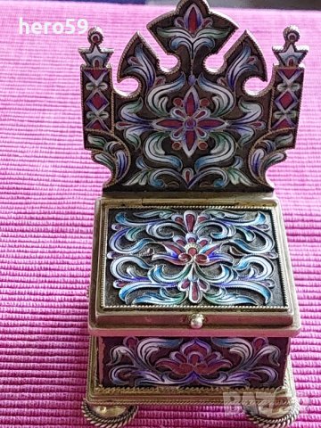  Царска русия!лот от среърни 84 артикули-сребро, кристал, емайл,цени 2500-6000 евро/сребърна чаша/, снимка 5 - Антикварни и старинни предмети - 38144405