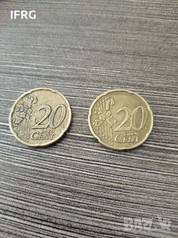 Дефектна монета от  20 цента, Финландия, снимка 2 - Нумизматика и бонистика - 56225464