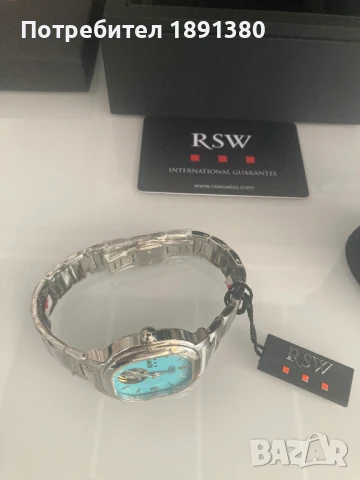 ДАМСКИ ШВЕЙЦАРСКИ ЧАСОВНИК - RSW, снимка 11 - Дамски - 50681792