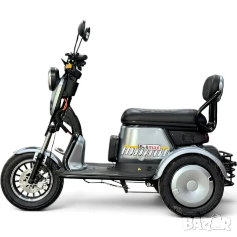 Електрическа триколка Grand Pudding 2000W, 60V, 20Ah, CE сертификат, снимка 2 - Инвалидни скутери - 51641886