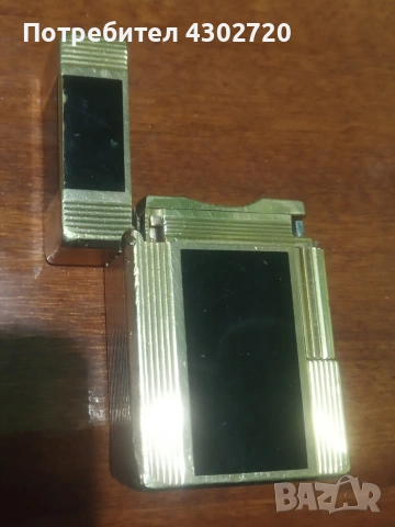 Позлатена "Dupont" оригинална запалка, снимка 9 - Запалки - 53284929