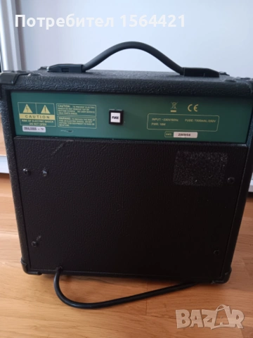 Усилвател STAGG 10GA, музикално кубе за китара, снимка 5 - Ресийвъри, усилватели, смесителни пултове - 53185879