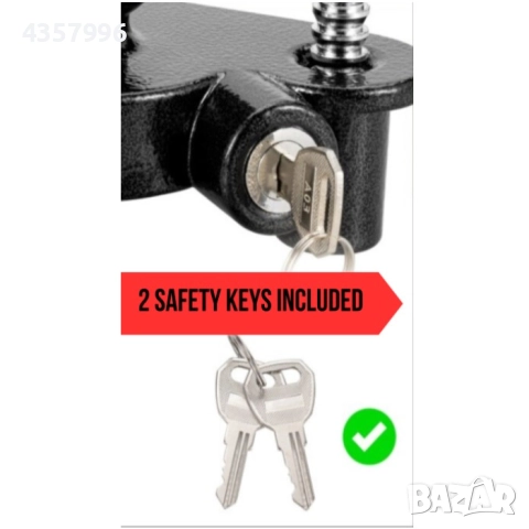 Универсален катинар за теглич с топка, За каравани и ремаркета, снимка 5 - Аксесоари и консумативи - 52098093