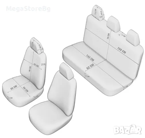 Тапицерия за автомобил кожа+велур Комфортлайн CMF218 черно/червен кант Промоция 188лв., снимка 3 - Аксесоари и консумативи - 47864100