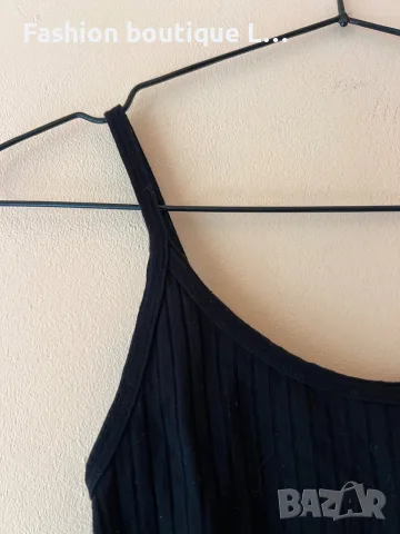 Черно късо потниче XS размер 🖤, снимка 2 - Потници - 56453331