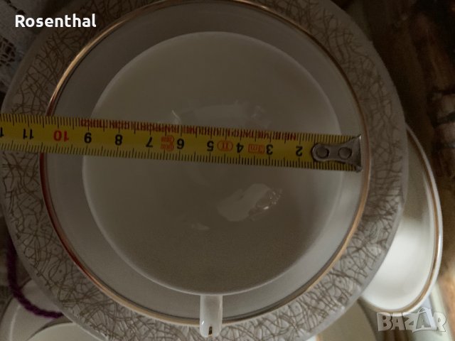 Винтидж сервиз за чай/капучино Стар чешки порцелан, снимка 11 - Сервизи - 31095517