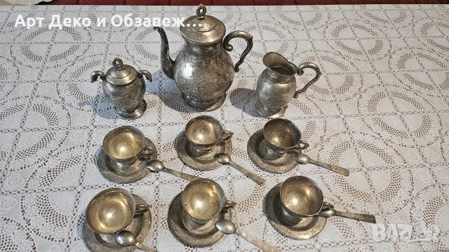 Старинен ориенталски кафен сервиз