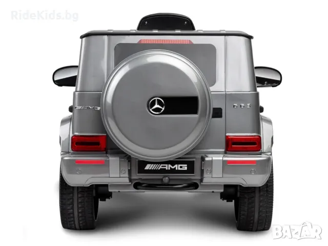 Mercedes G63 12V – Детски акумулаторен джип, Сив, EVA гуми, снимка 4 - Детски велосипеди, триколки и коли - 50038234