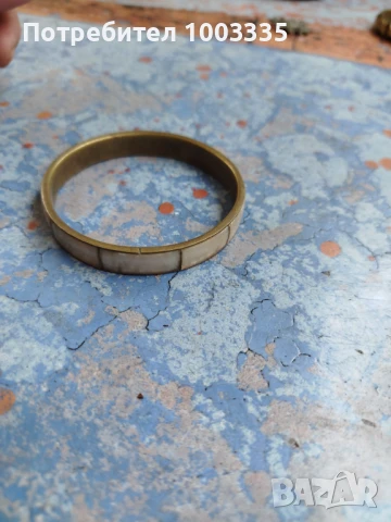 Стара гривна със седеф 2, снимка 2 - Антикварни и старинни предмети - 51330307