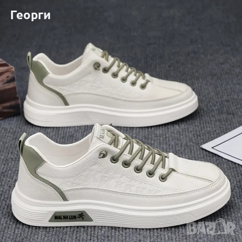 Унисекс скейт бели маратонки, р-р 39 и 43, снимка 5 - Маратонки - 52427861