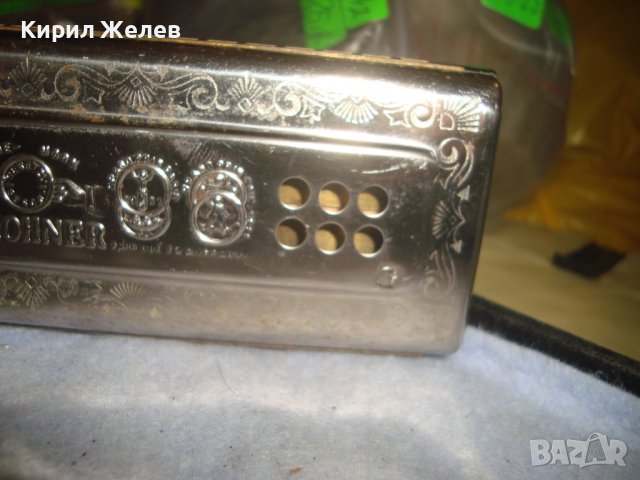 M. HONER Trade Mark MADE in GERMANY ECHO GLOCKENREINE STIMMUNG Стара УСТНА ХАРМОНИКА ХОНЕР 30938, снимка 13 - Антикварни и старинни предмети - 38108270