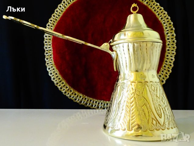 Джезве с капак,кана,бронз. , снимка 9 - Антикварни и старинни предмети - 40700902