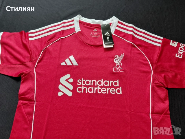 Официала тениска на Liverpool за сезон 2025/26, създаден от Adidas, снимка 4 - Тениски - 51836936