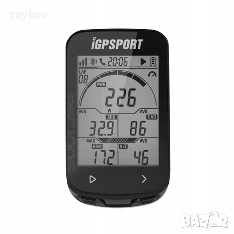 Велокомпютър BSC100S, GPS, водоустойчив IPX7, 2,6", безжичен,, снимка 6 - Аксесоари за велосипеди - 53357234
