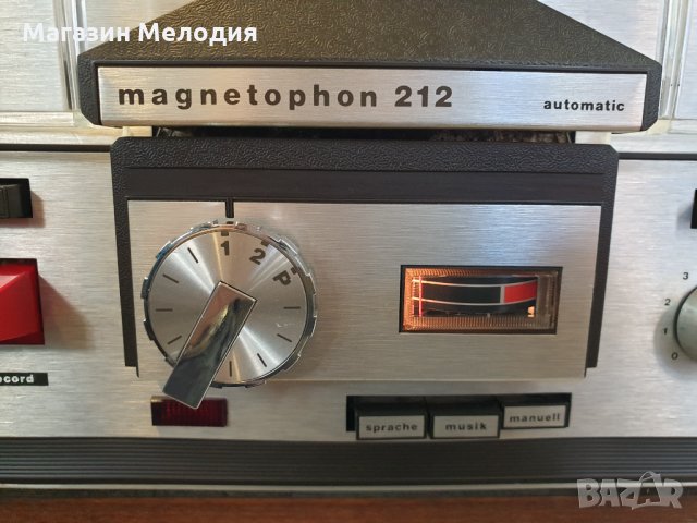 Ролков магнетофон Telefunken magnetophon 212 В отлично техническо и визуално състояние., снимка 5 - Аудиосистеми - 31478720