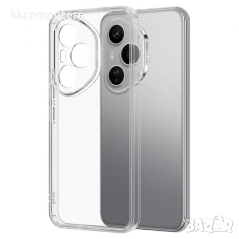 Силиконов кейс MBX 2mm и Протектор За Honor 400, Прозрачен