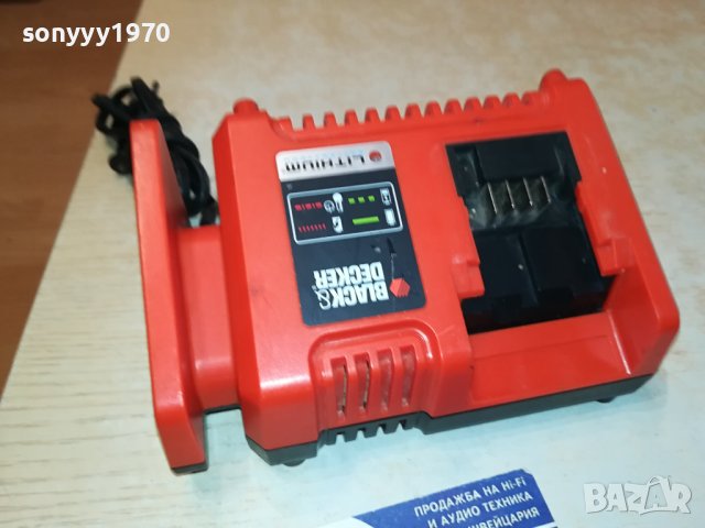 BLACK DECKER LITHIUM BATTERY CHARGER-ВНОС FRANCE 2210231723, снимка 2 - Винтоверти - 42675244