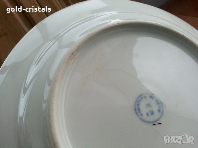 Стар български порцелан чинии дълбоки, снимка 5 - Антикварни и старинни предмети - 33824476