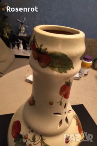 Немски ръчно изработен голям свещник , снимка 6 - Декорация за дома - 31006348