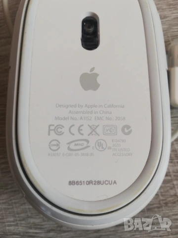 Apple Mighty Mouse A1152 USB мишка, снимка 6 - Клавиатури и мишки - 54324785