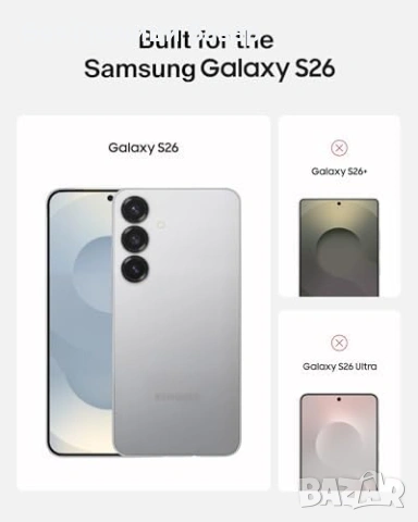 Нов Стъклен протектор Belkin за Самсунг Галакси S26 против отблясъци срещу драскотини, снимка 4 - Фолия, протектори - 54104867