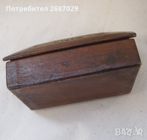 Стара кожена кутия, снимка 6 - Други - 31812594