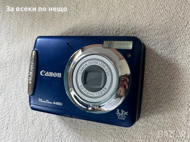 Цифров фотоапарат Canon PowerShot A480 , 10 MP , Canon A480, снимка 2 - Фотоапарати - 51127442