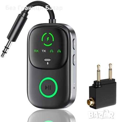 Нов адаптер Bluetooth 5.4 2 в 1 предавател и приемник за TV, кола, слушалки