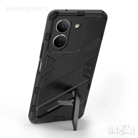 За vivo Y36 4G / Y36 5G Удароустойчив TPU PC Калъф със Стойка и Скрийн Протектор – 7 цвята, снимка 8 - Калъфи, кейсове - 56070064