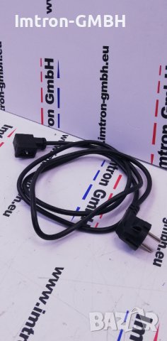 Кабел шуко с накрайник за пневмо електро вентил - 1.80м.