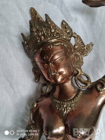 метална статуетка-индийска богиня, снимка 4 - Антикварни и старинни предмети - 35003501