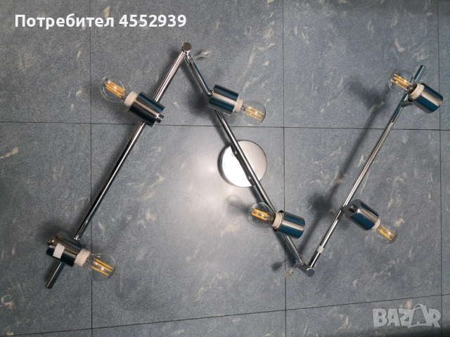 Таванно осветително тяло, снимка 4 - Лампи за таван - 52395183