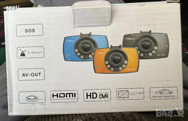 НОВ ВИДЕОРЕГИСТРАТОР ЗА КОЛА FULL HD 1080p, снимка 2 - Друга електроника - 50841597