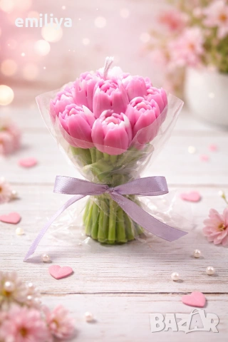 Ръчно изработени свещи , снимка 4 - Декорация за дома - 54009224